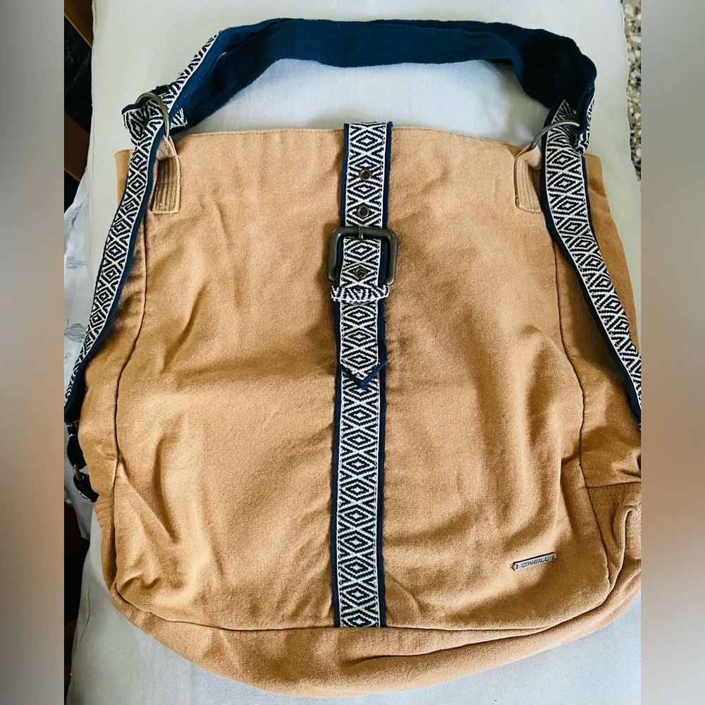 O'Neill hobo bag with a patterned strap